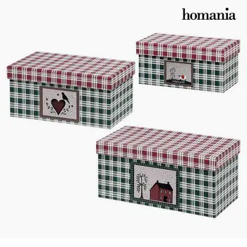 

Decorative box Homania 7772 (3 uds) Carboard