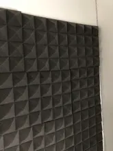 Espuma acústica de estudio insonorizada Panel de tratamiento de absorción de sonido piramidal, esponja protectora de azulejos, 4/8/12/24 Uds., 250x250x50mm, 7 colores