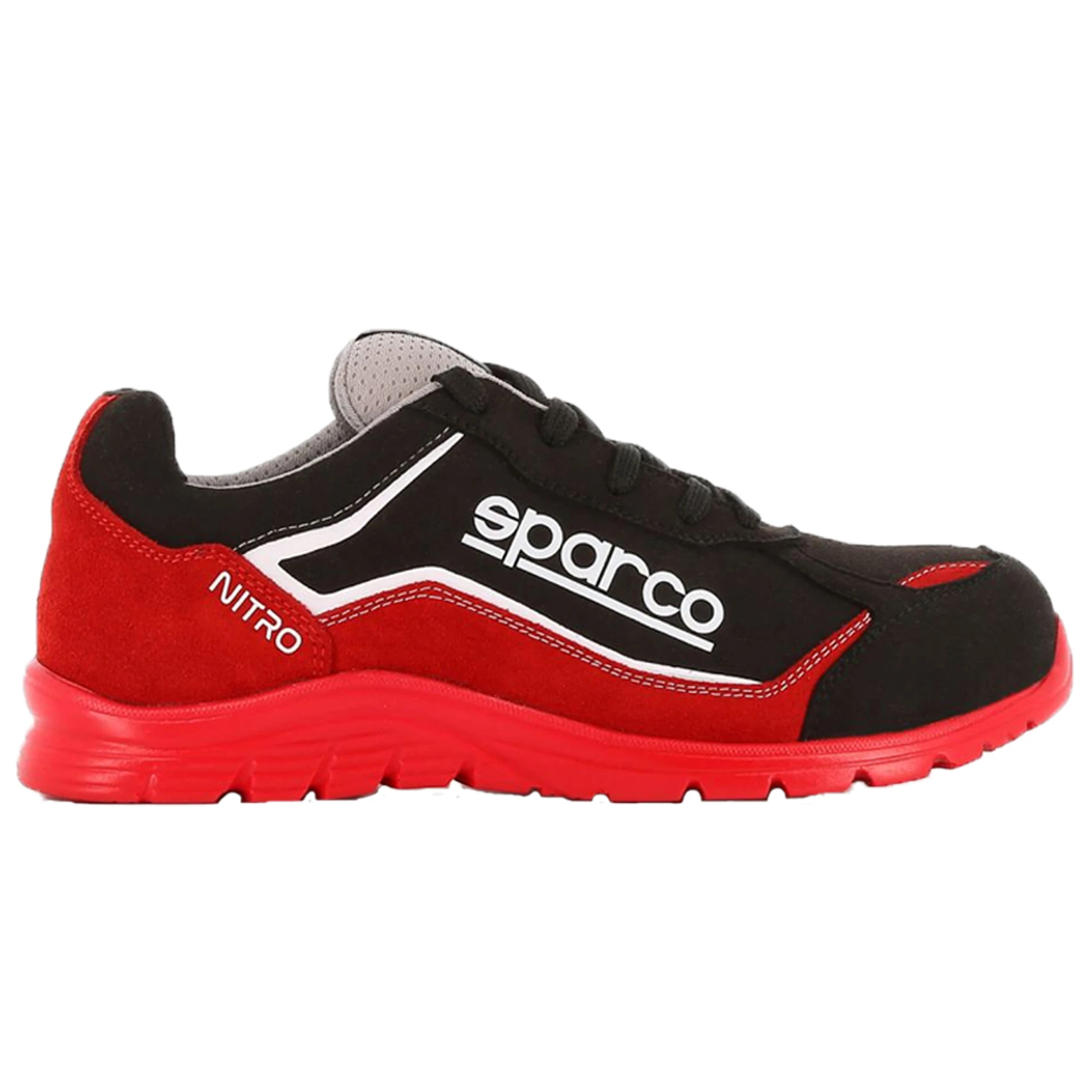 cerrar Realizable llenar Sparco NITRO zapatos de seguridad para hombre y mujer, zapatillas de correr  ultraligeras S3 SRC, color negro y rojo, de microfibra, gamuza hydro|Botas  de seguridad y de trabajo| - AliExpress