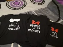 Ropa a juego para padres, madre e hijos, familia, Tops de dibujos animados de manga corta, trajes a juego, camisetas negras de aspecto familiar, 1 ud.