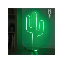 Светодиодный кактус с мольбертом Wagon Trend