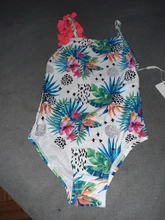 Bañador de flores para niña, hecho a mano de una pieza traje de baño, calidad Floral