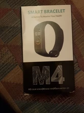 Reloj inteligente deportivo M4 para mujer, pulsera digital con pantalla LED, Bluetooth, resistente al agua