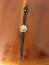 Reloj de pulsera pequeño Retro para mujer, cronógrafo marrón, de cuero, marca de moda, 2020, 1 ud.