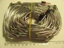 50x Pre-soldered WS2812B LED Heatsink 5V 5050 RGB WS2811 IC Built-in & 10cm Wire