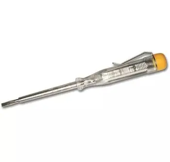 

Practical 125-250 Volt Plastic Induced Electric Tester Screwdriver Probe with Indicator Light Digital Voltage Tester Pen