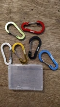 Carabiner Keychain Hook Lock-Buckle Snap-Clip Fishing-Tool Booms Aluminum-Alloy Climbing
