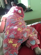 Pet Clothing Costume Outfit Pajamas Fleece Winter Apparel Small Warm 30 Four-Legs Jumpsuit