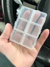 Caja de joyería de plástico de varios compartimentos y de 9 tamaños, para guardar joyas, ordenar abalorios y cuentas, caja ajustable