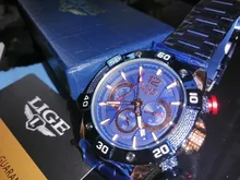 LIGE-reloj analógico de cuarzo para hombre, nuevo accesorio de pulsera resistente al agua con cronógrafo, complemento Masculino deportivo de marca de lujo con diseño moderno disponible en color azul, 2021