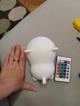 Bedside-Lamp Night-Light Touch-Sensor Remote Bedroom Baby Gift Rechargeable Silicone