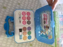 Conjunto de cosméticos de Disney para niñas, Set de belleza de juguete de frozen, elsa, anna, Blancanieves, Princesa, juguetes de moda, casa de juego, regalo para niños