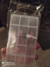 Caja de herramientas de plástico con 15 ranuras para joyería, organizador artesanal, estuche de transporte, cuentas de almacenamiento, F2414