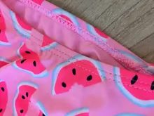 Bañador estampado para niñas de 2 a 16 años, conjunto de bikini para niños, con volantes, para la playa