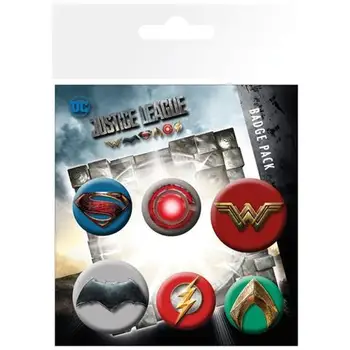 

Dc Comics: Justice League Movie - Mix (badge Pack)GB EYE3.31