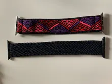 Correa de nailon trenzado para Apple Watch, correa elástica de 44mm, 40mm, 42mm y 38mm, serie iWatch 3, 4, 5, SE, 6