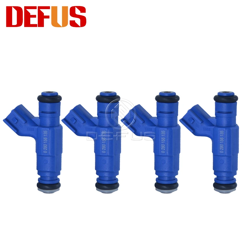 

DEFUS 4x OEM 0280156135 Bico Fuel Injectors Nozzle For Chrysler Pacifica 3.5L Auto Parts Valve Injection High Impedence