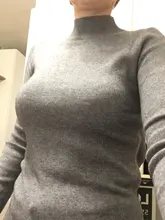 Cashmere Sweater Turtleneck Long-Sleeve Winter Pullovers Knitted Basic WOTWOY Autumn