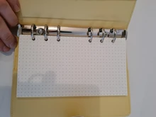 Organizador de agenda de PU Macaron, carpeta, agenda, planificador, diario, encuadernador de hojas sueltas, suministros escolares, A5, A6