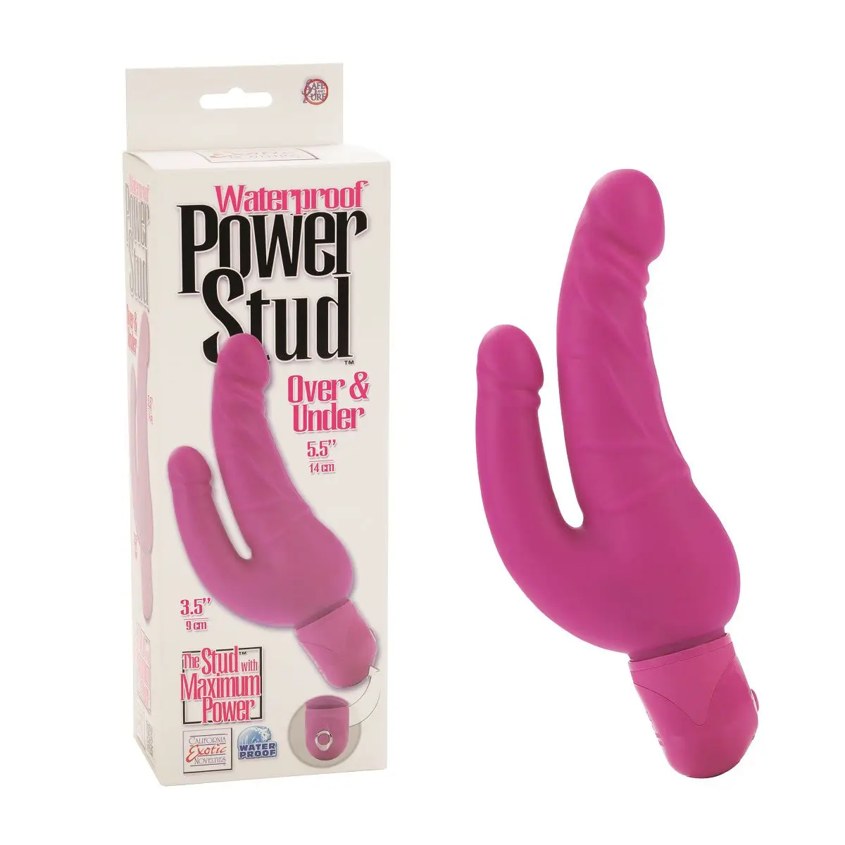 Вибромассажер Power Stud Over Under Dongs- 27 см