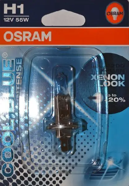 OSRAM 64150CBI-01B Лампа H1 12V-55W(P14,5s) COOL BLUE INTENSE(блистер 1шт