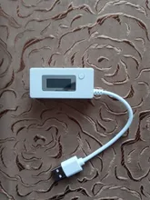 Amperímetro de cola blanca de KCX-017 con pantalla LCD, medidor de Monitor de capacidad de corriente de voltaje Mini USB, Detector de 3V-7V, medidor de corriente móvil