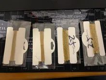 Cadena de eslabones de Metal para collares pulseras joyas, 1mm, 1,5mm, 2mm de ancho, plata, oro rosa, acero inoxidable