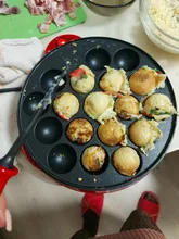 Máquina de horno eléctrica para el hogar, DMWD, 110V/220V, Chibi Maruko, fabricante de Takoyaki, pulpo, parrilla de pelotas, Pan, herramientas de cocina profesionales