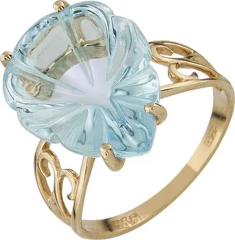 

Aloris ring with 1 Topaz in red gold