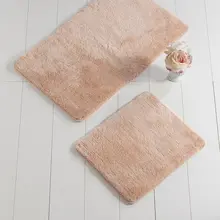 Коврики для ванной нескользящие Противоскользящие коврики противоскользящие цвета 2'Li набор лосось 60X100 см-50X60 см