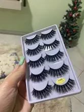 SHIDISHANGPIN-pestañas de visón hechas a mano, 5 pares, esponjosas y dramáticas, 3d faux cils, extensión de pestañas de visón fasle