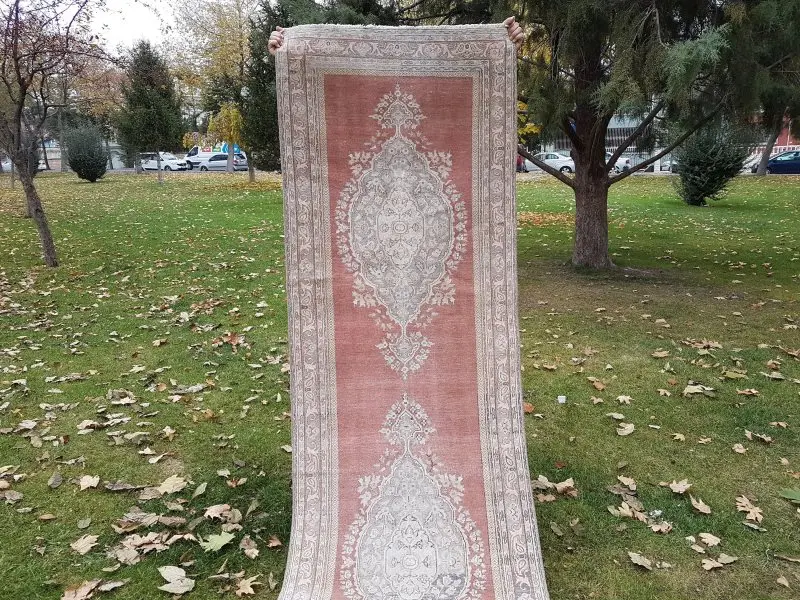 Нейтральный ковер в зал бегун, Teppich 3X13,6