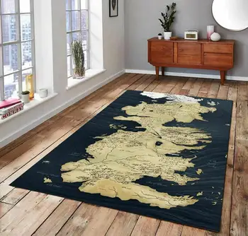 

Game of Thrones Map 1 Patterned Carpet ,Non Slip Floor Carpet,Teen's Carpet,Turkish Rug