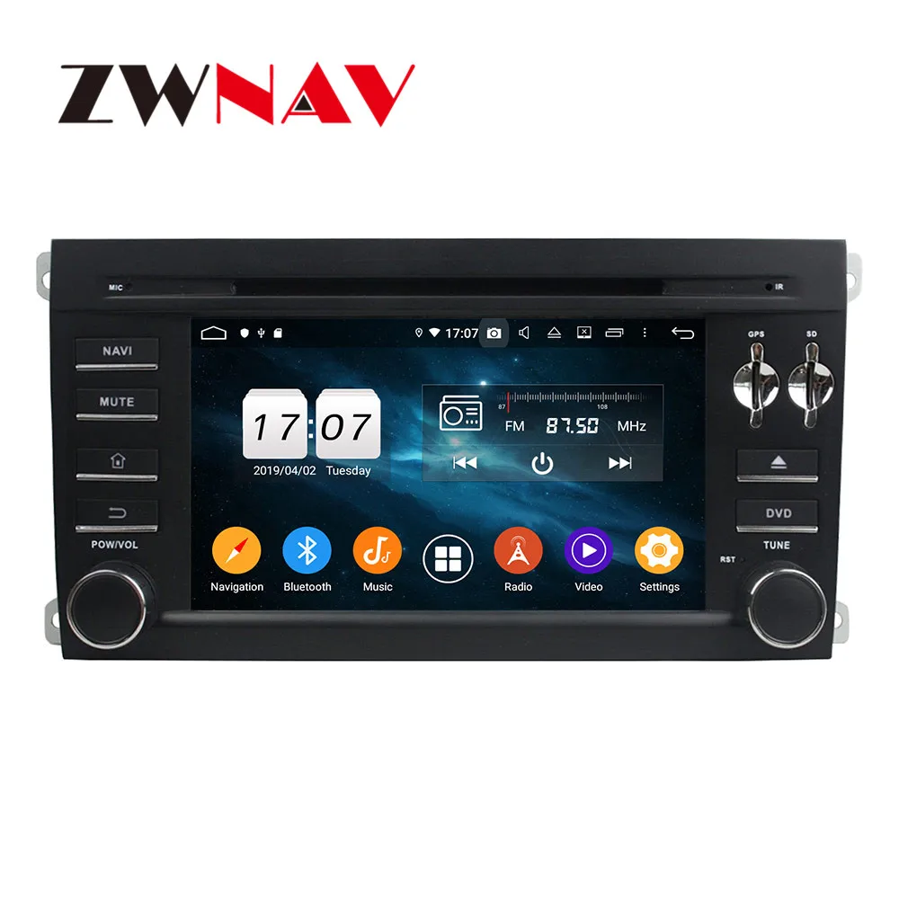 Perfect Android 9 4+64G DSP IPS Car DVD Player GPS Navigation For PORSCHE Cayenne 2006-2010 Head Unit Multimedia Player Tape Recorder 3