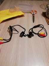 REDEAGLE-Mini cámara de seguridad analógica, Cámara de visión frontal gran angular, sin línea de guía