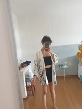 Kimono Cardigan Blouses Outfit Yukata Womens Tops Kawaii Shirt Streetwear Harajuku Japanese