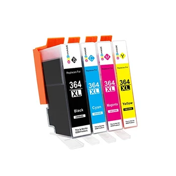 

4 cartriges HP364xl HP 364xl 364xl's refill Compatible for printer Model PhotoSmart Premium