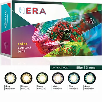 

Hera color elite 3 tone color contact lenses