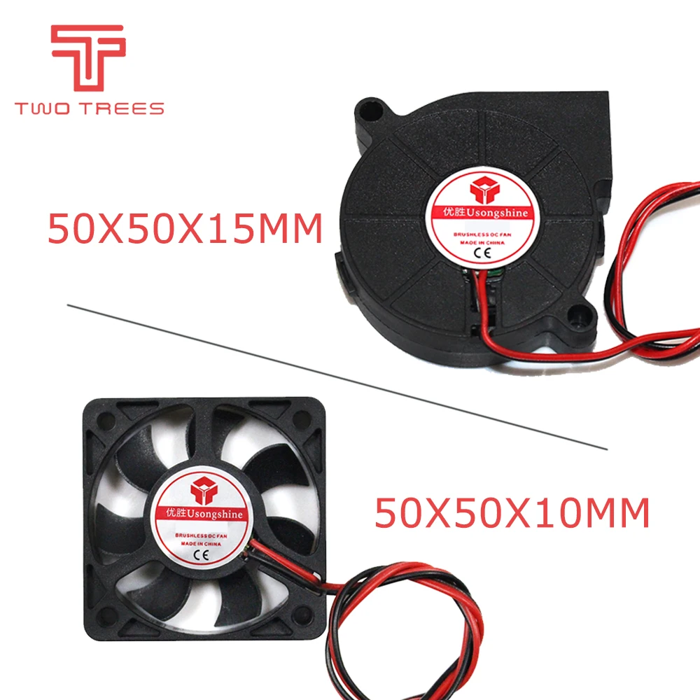 5015 12V 0.1A сервера BRSHLESS Вентилятор охлаждения 5 см 50x50x15 мм 5010 50x50x10 воздуходувка 3D