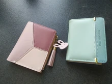 Monedero pequeño para mujer, cartera pequeña para tarjetas de mujer, monedero pequeño, Mini cartera de mano con cierre