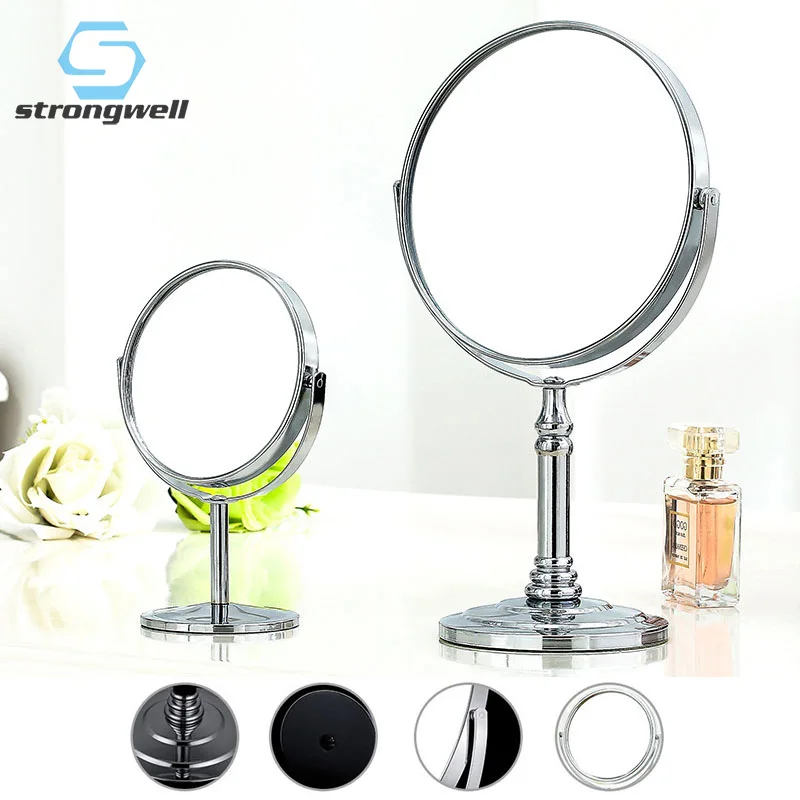 Strongwell 360 Degreerevolving Makeup Mirror Stand For Makeup Stainless