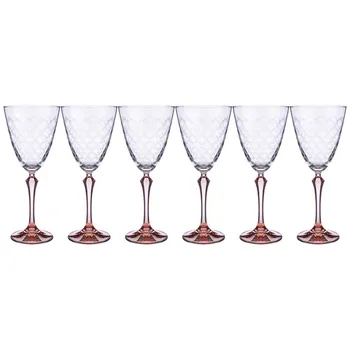 

A set of wine glasses "Eisabeth brown smoke" of 6 PCs. 350 ml. HEIGHT = 23,5 cm.