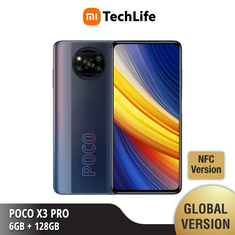 Глобальная версия POCO X3 PRO 6 ГБ ОЗУ 128 Гб ПЗУ NFC-абсолютно новый | Запечатанный Qualcomm