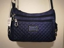 Geestock-Bolso cruzado de nailon impermeable para mujer, bolsas de mensajero de hombro a cuadros, informal, con asa superior, bolso de viaje
