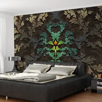 

Wall mural-Dancing leaves--200x140 cm