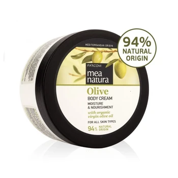 

Olive Body Cream Moisture & Nourishment With organic virgin olive oil. For all skin types.