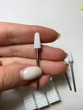 Fresa de cerámica para manicura, brocas de carburo de diamante, herramientas de pedicura