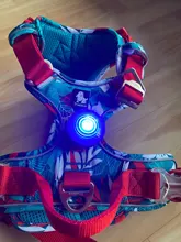 Led-Light Backpack Harness Collar Truelove Safety for Pet-Wear with Water-Resistant And