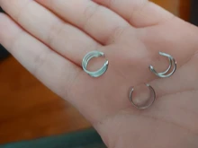 De moda Simple liso puños de oído pendientes de Clip pendientes largos aretes pendientes para las mujeres sin Piercing falso cartílago pendiente regalos