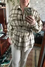 Oversized Shirts Clothing Tops Button Female Blouse Long-Sleeve Toppies Vintage Plus-Size